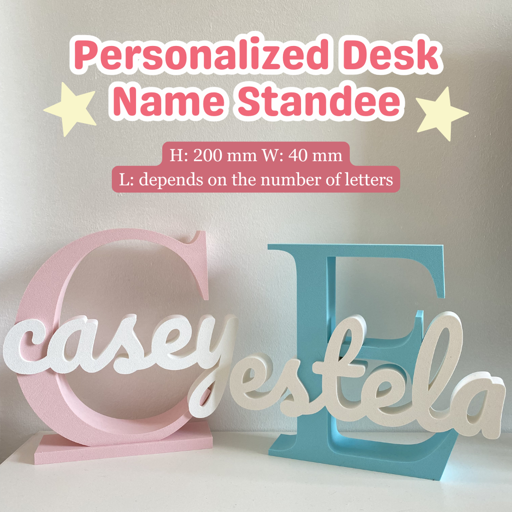 Custom Desk Name 3D Printed With Gift Box