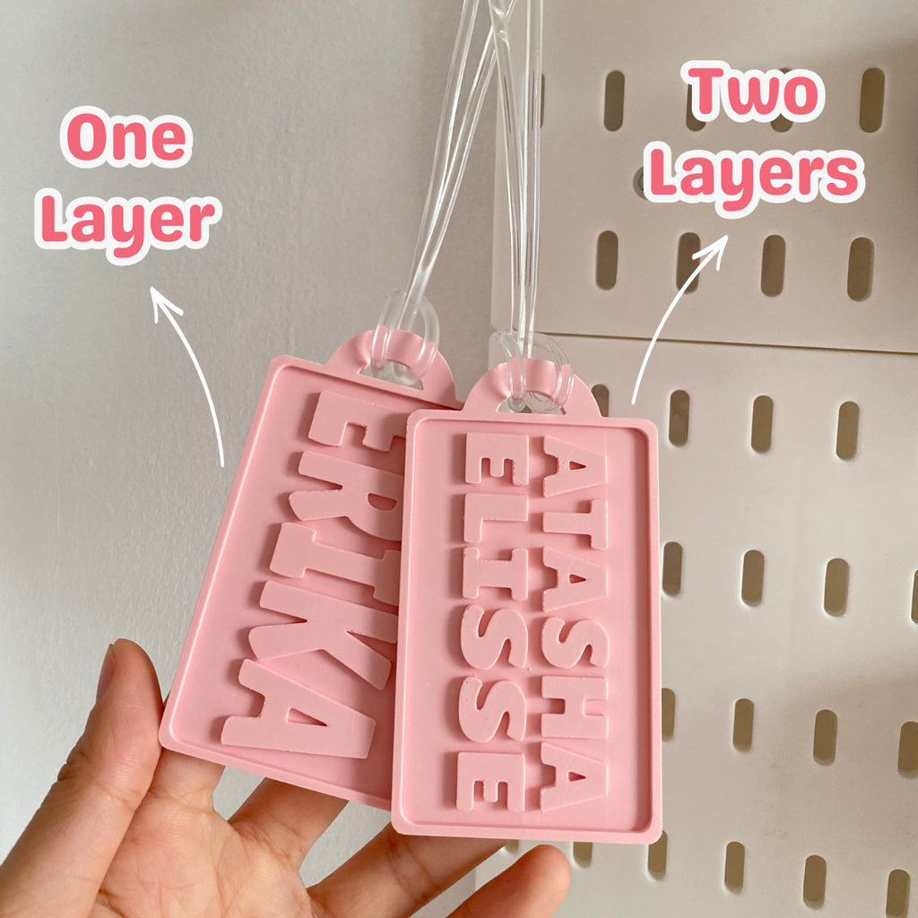 Custom Luggage Tag Large 3D Print