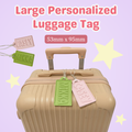 Custom Luggage Tag Large 3D Print